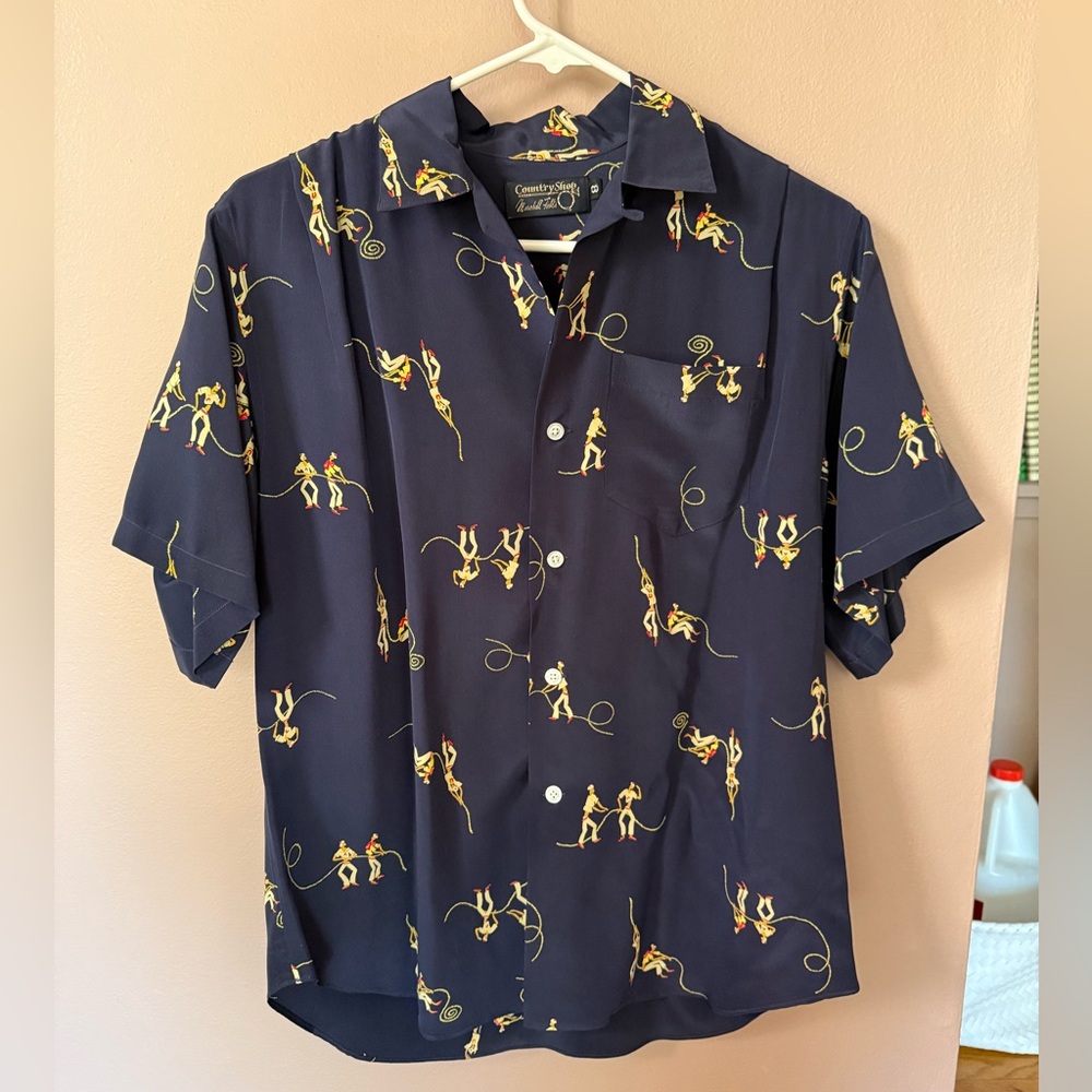 Women’s vintage silk button down